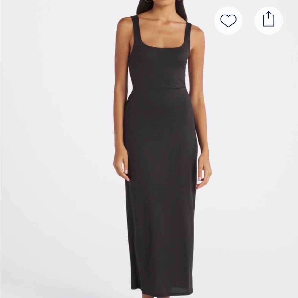 Kaileigh Black Sleeveless Maxi Dress
